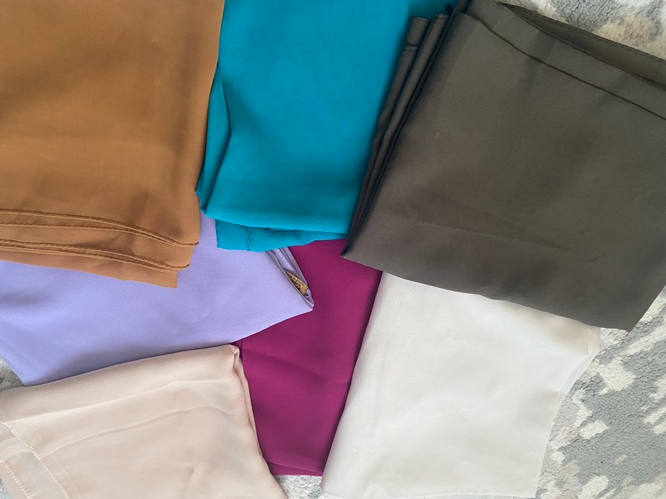 Kadın Çok Renkli Pastel Kumaşlar şal - Görsel 2