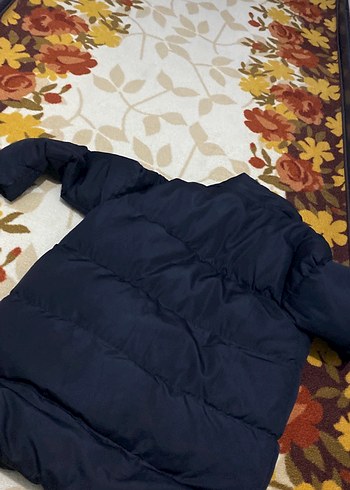 Kadın siyah Midi Kaban (Şişme Mont), Fermuarlı, Uzun Kollu - Görsel 2