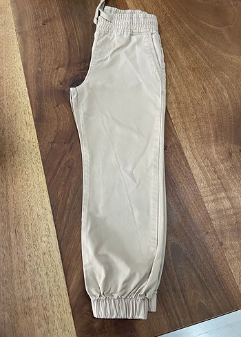 LC Waikiki Bej Erkek Çocuk Pamuklu Rahat Kesim Pantolon