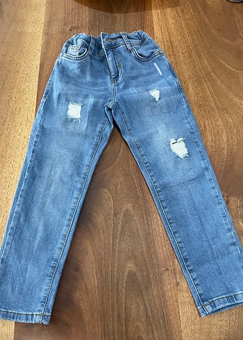 Erkek Çocuk Mavi Denim Kot Pantolon