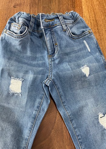 5 Yaş Beden mavi Renk Erkek Çocuk Mavi Denim Kot Pantolon