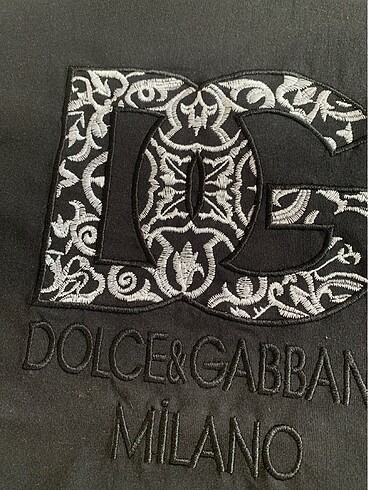 Dolce & Gabbana Oversize siyah tişört