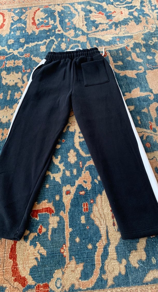 Lacivert  Nakışlı Erkek Spor Eşofman Altı - Görsel 4