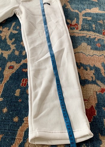 Krem  Rahat Kesim unisex  Eşofman Altı - Görsel 3