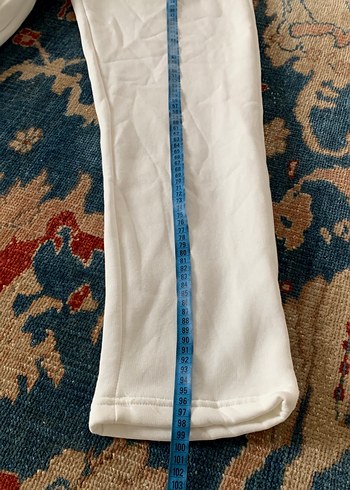 Krem renk  Rahat Kesim  Eşofman Altı - Görsel 3