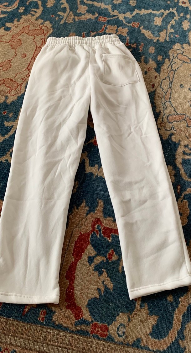 Krem renk  Rahat Kesim  Eşofman Altı - Görsel 2