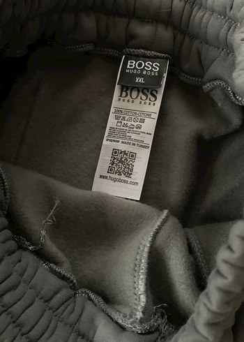 Sıfır BOSS Gri erkek  Rahat Kesim Eşofman Altı - Görsel 7