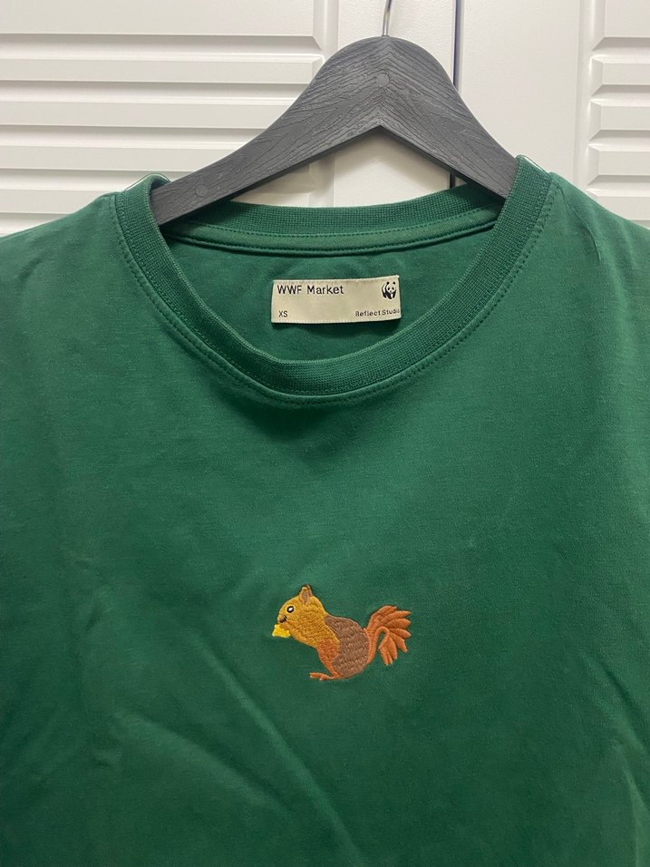 Yeşil Baskılı Kadın Tişört - Görsel 2