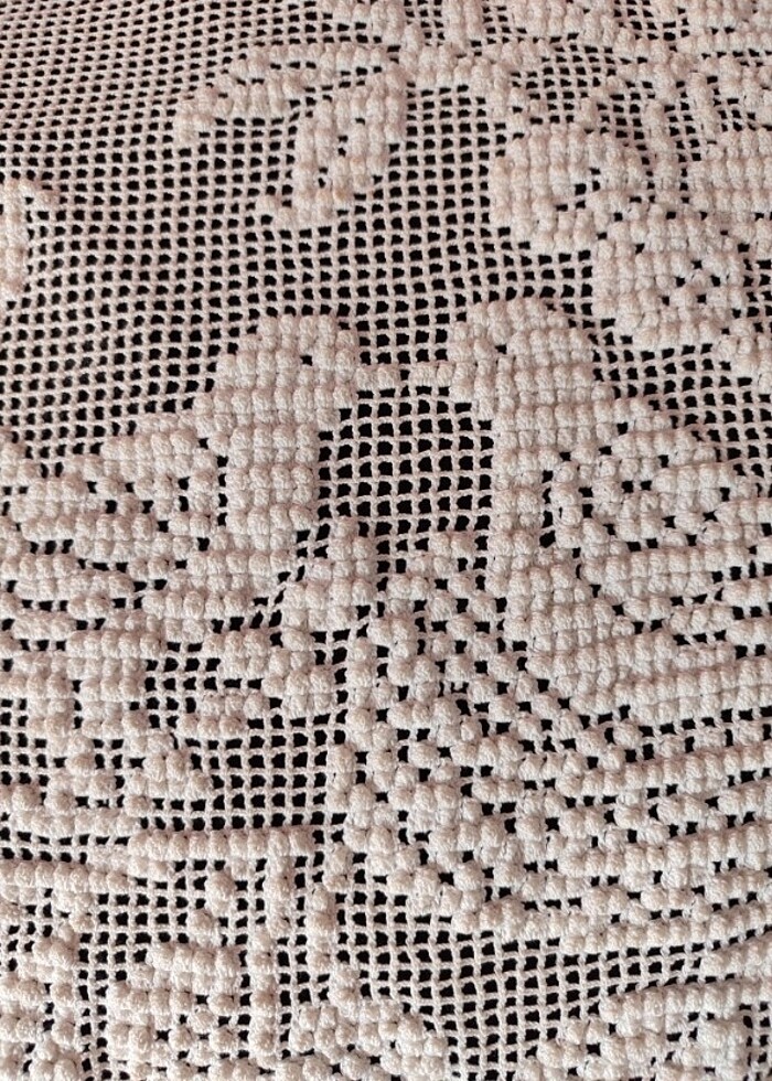 Dantel kabartmalı kırlent kılıfı el emegi  - Görsel 5