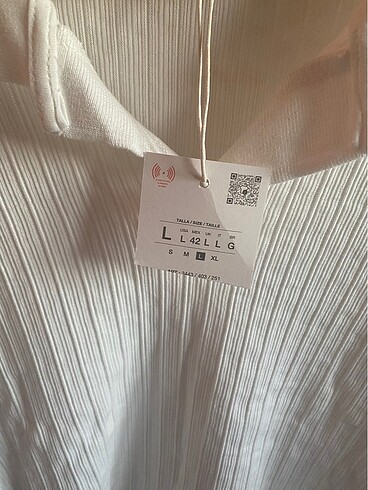 l Beden beyaz Renk Zara polo yaka tshırt