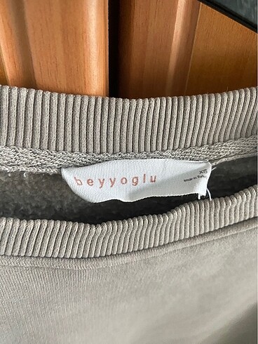 xs Beden gri Renk Sweatshirt