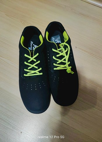 Siyah Erkek Spor Ayakkabı Velcro Bağcıklı - Görsel 11