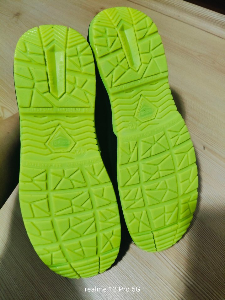 Siyah Erkek Spor Ayakkabı Velcro Bağcıklı - Görsel 5