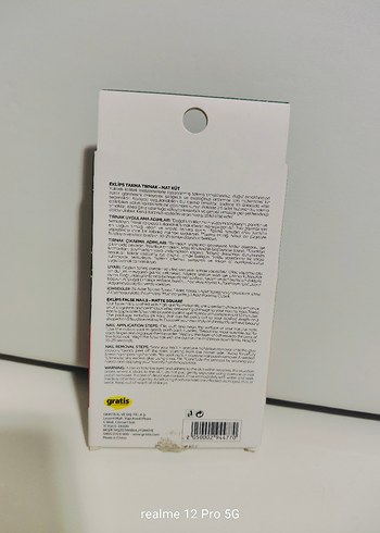 Renkli Mat Kare Takma Tırnak 24'lü - Görsel 3