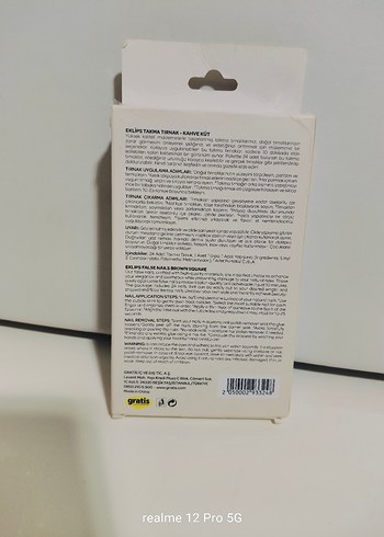 Kahverengi Leopar Desenli Takma Tırnak 24'lü - Görsel 3