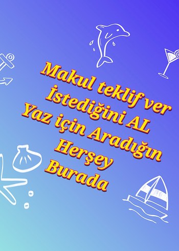 Makul teklif ver istediğini al