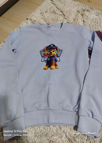 Gri Pamuklu Erkek Sweatshirt ve Eşofman Takımı - Görsel 3