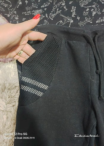 Siyah Kapüşonlu Erkek Çocuk Eşofman Takımı - Görsel 4