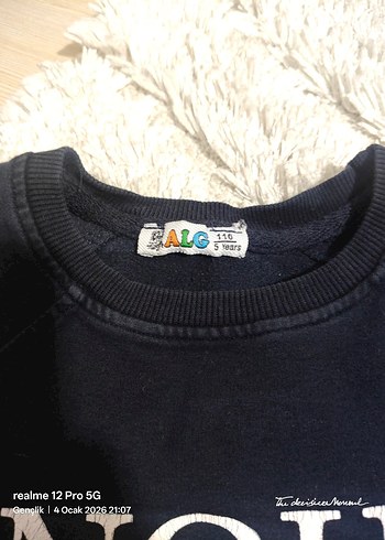 Siyah Erkek Çocuk Rahat Kesim Eşofman Altı - Görsel 4