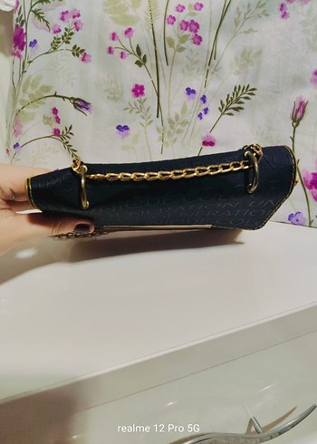 Renkli Baskılı Deri Kadın Çanta - Görsel 5