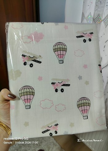 Çocuklar için renkli baskılı plastik battaniye - Görsel 4