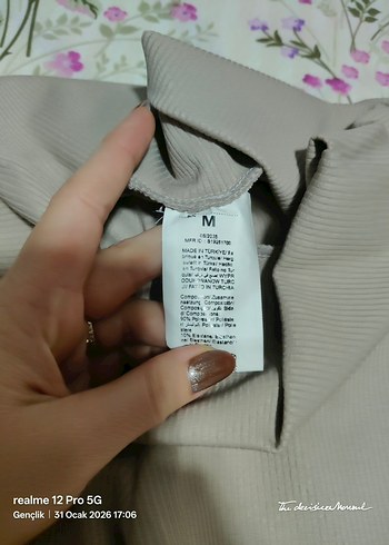 Bej Kadın Midi Kumaş Pantolon - Görsel 4