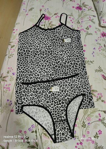 Çok Renkli Baskılı Kadın Mini Atletler - Görsel 13