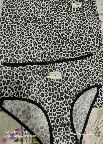 Çok Renkli Baskılı Kadın Mini Atletler - Görsel 8