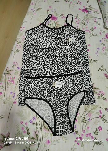 Çok Renkli Baskılı Kadın Mini Atletler - Görsel 9