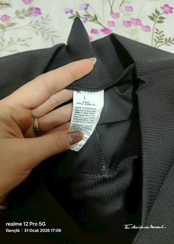 Siyah Elastik Bel Kadın Kumaş Pantolon - Görsel 4