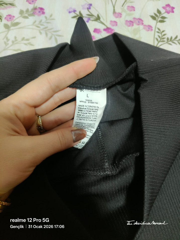 Siyah Elastik Bel Kadın Kumaş Pantolon - Görsel 4