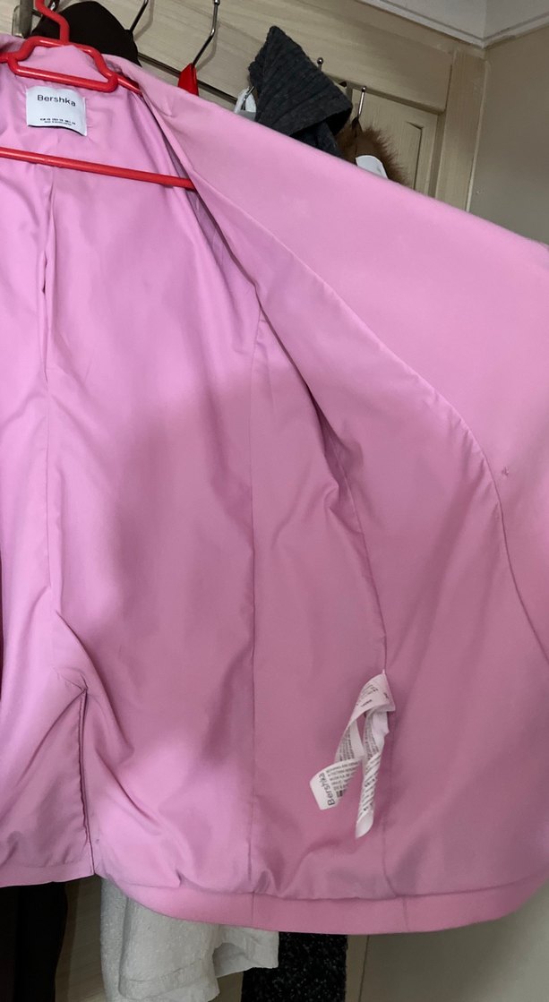 Pembe Düğmeli Kadın Blazer Ceket - Görsel 5