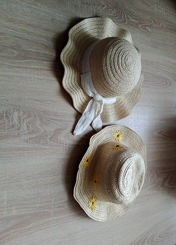 3-5 Yaş, 21 cm Beden çeşitli Renk LCW Waikiki hasır şapka 