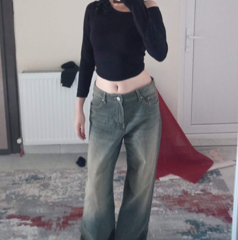 Bershka Wide Leg Jean - Görsel 2