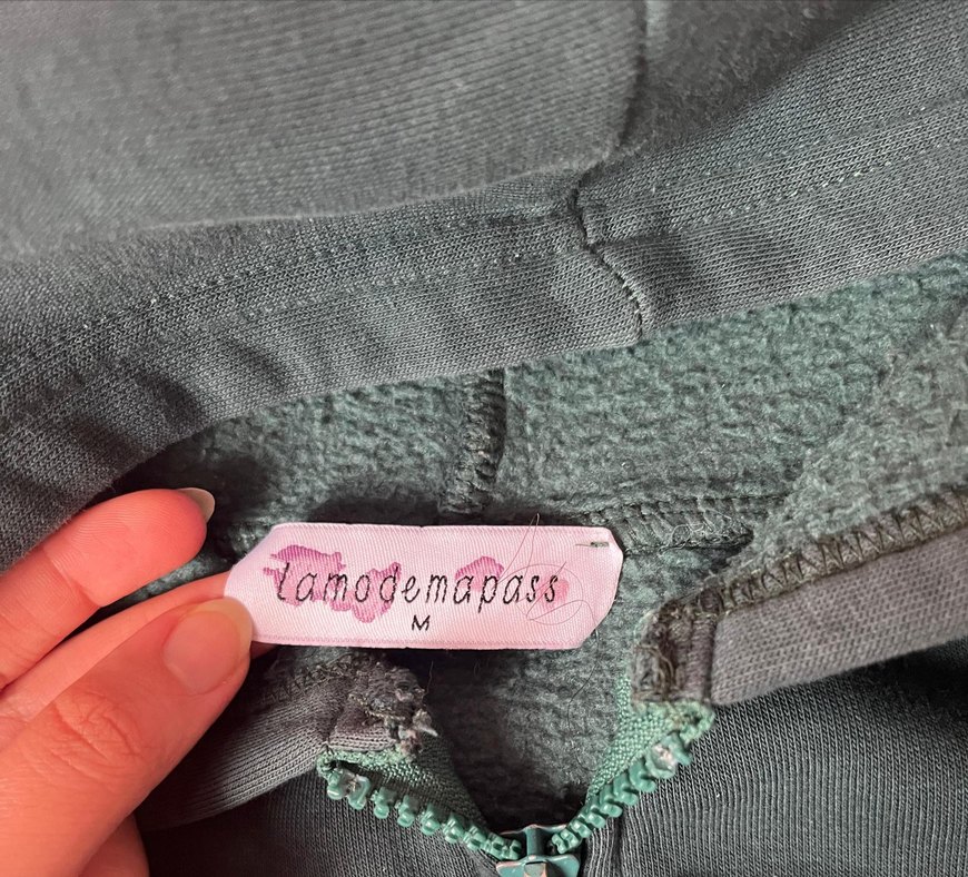 Yeşil Oversize Fermuarlı Ceket - Görsel 4