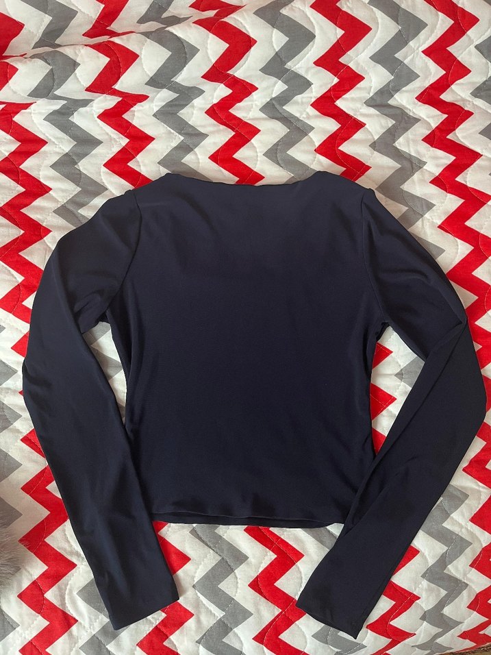 Le Pole kare yaka bluz - Görsel 2