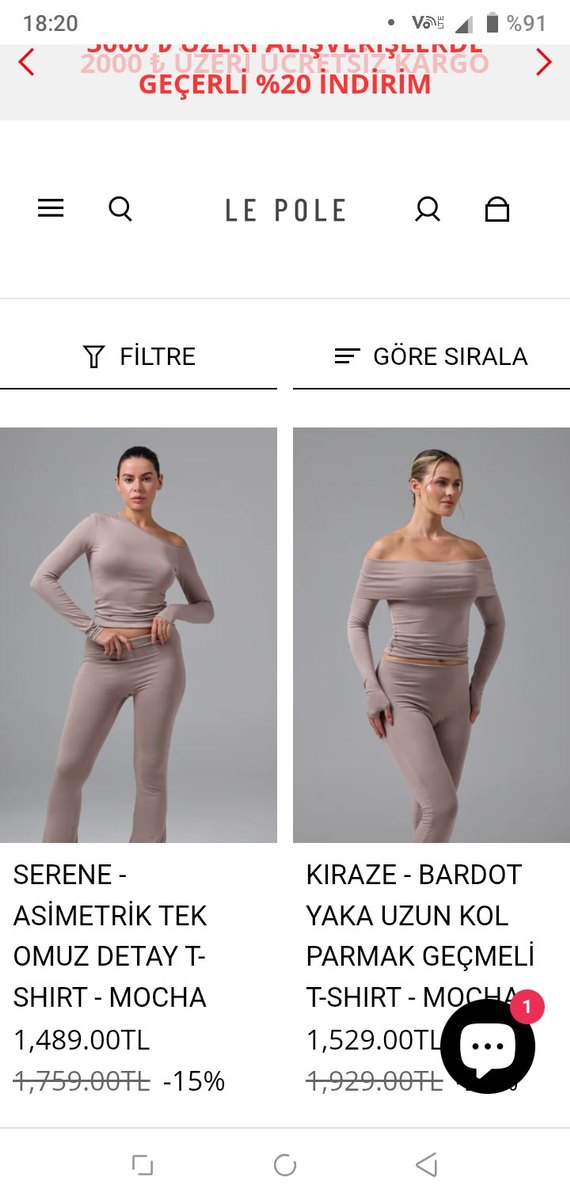 Le Pole kare yaka bluz - Görsel 4