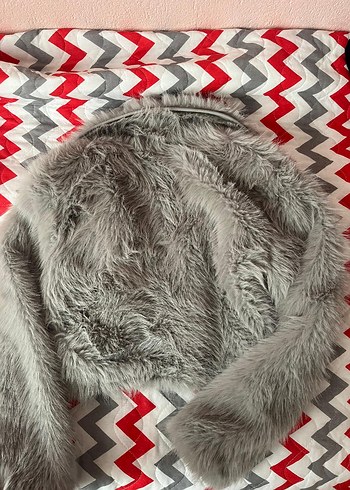 Gri Kürk Ceket - Görsel 4