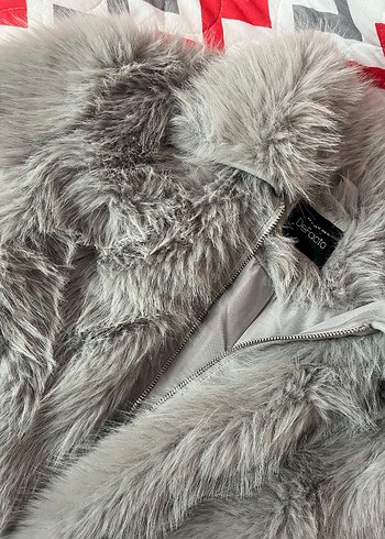 Gri Kürk Ceket - Görsel 6