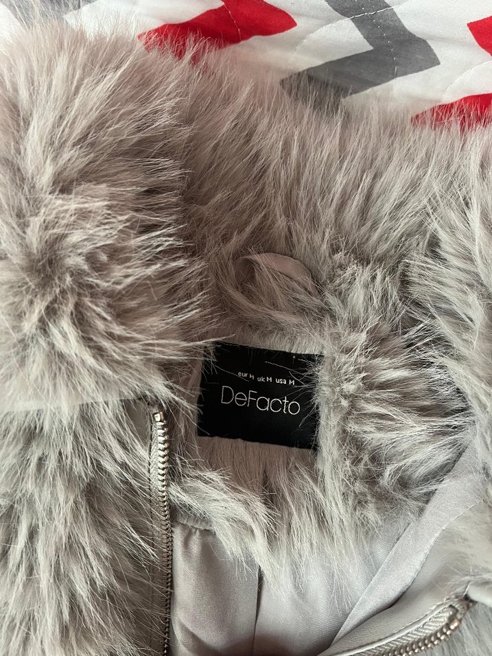 Gri Kürk Ceket - Görsel 5