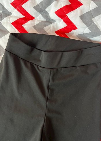 siyah ispanyol paça tayt - Görsel 5