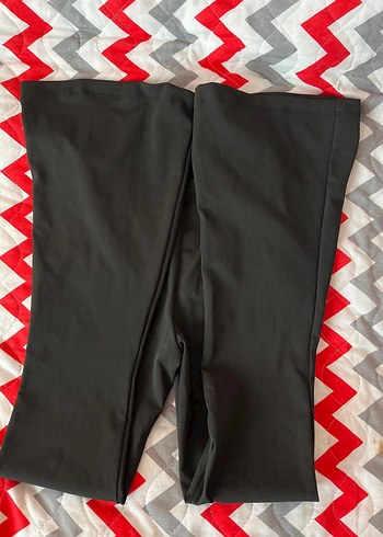 siyah ispanyol paça tayt - Görsel 4