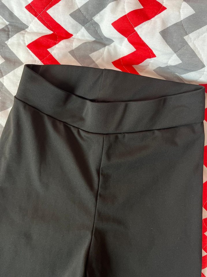 siyah ispanyol paça tayt - Görsel 5