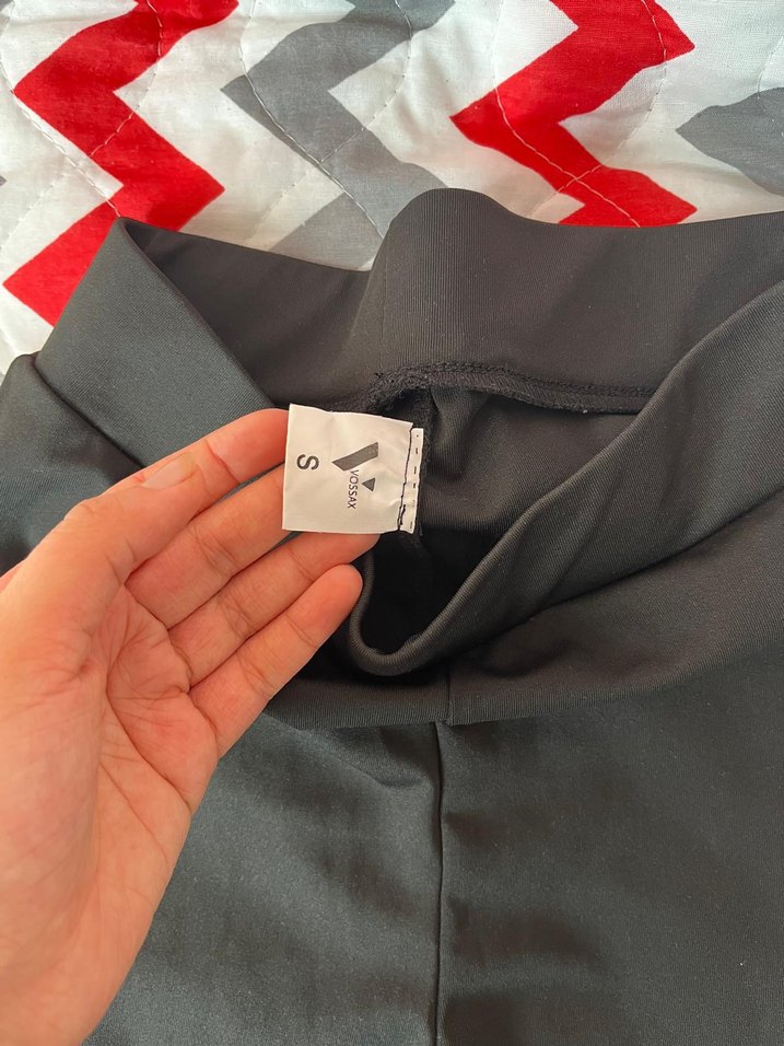 siyah ispanyol paça tayt - Görsel 3