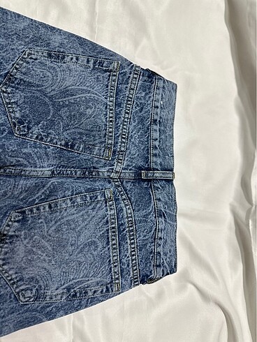 36 Beden lacivert Renk Desenli jean