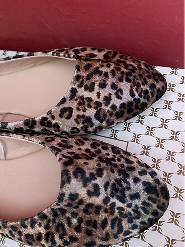 37 Beden Koton leopar desenli babet