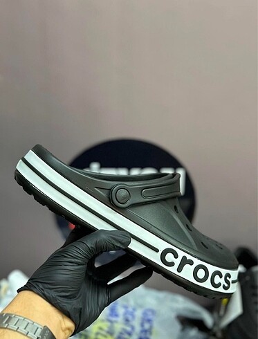 42 Beden siyah Renk ORJİNAL CROCS BAYABAND