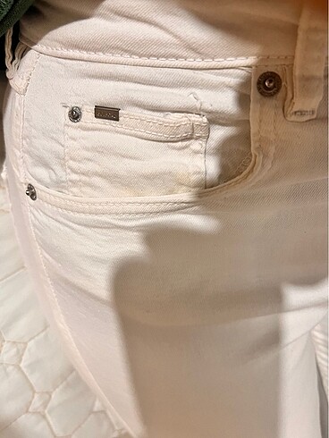 38 Beden beyaz Renk Pantolon