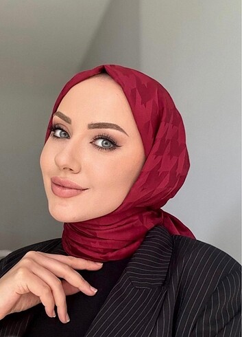 Bordo kazayağı şal