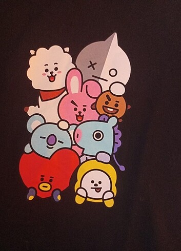 xl Beden BT21 Karakterli T-SHIRT 